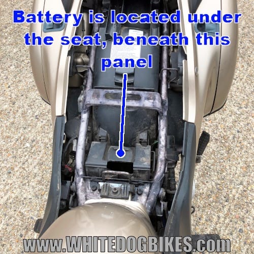 NT650V battery location