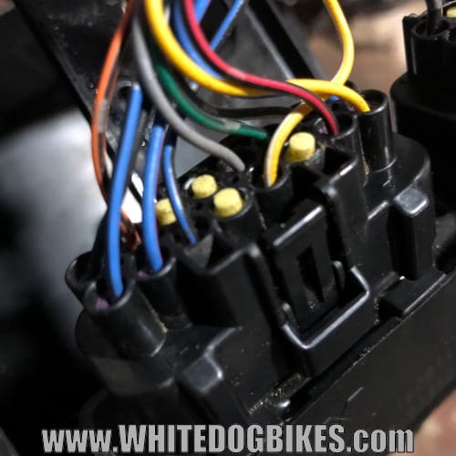 ZRX1200R CDI large connector block