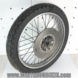 Suzuki GT380 Front Wheel and Tyre - GT 380 Wheels - 360-19 - 3.60-19