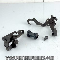 Honda NT650V Deauville Front Brake Pipe Clamps - NT650 V Front Brake